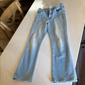 MOTHER Light Blue Flare Jeans